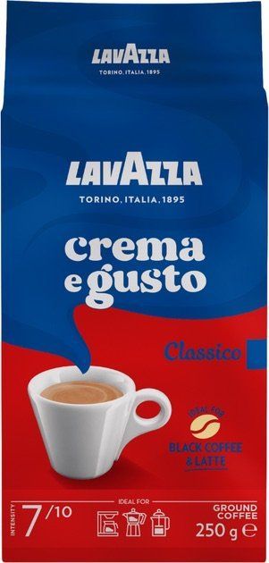 Кава мелена Lavazza Crema&Gusto 250 г 137 фото