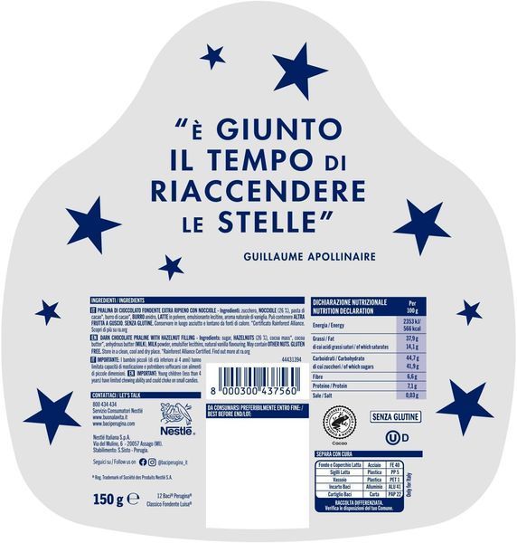 Подарочные конфеты Baci Perugina 150 г 747 фото