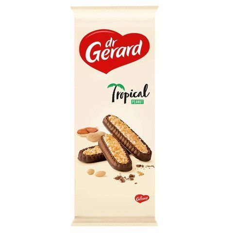 Печенье Dr.Gerard Tropical Peanut с сливочной начинкой и арахисом 180 г 346 фото