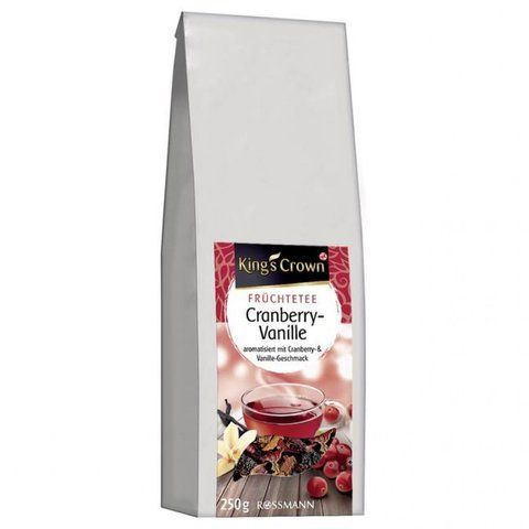 Чай King's Crown Fr&uuml;chtetee Cranberry-Vanille 250 г 1111 фото
