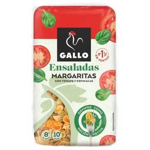 Макаронні вироби Gallo Ensaladas Margaritas Маргаритки з томатами і шпинатом 450 г 504 фото