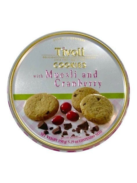 Печенье сливочное Tivoli Мюсли и клюква 150 г 378 фото