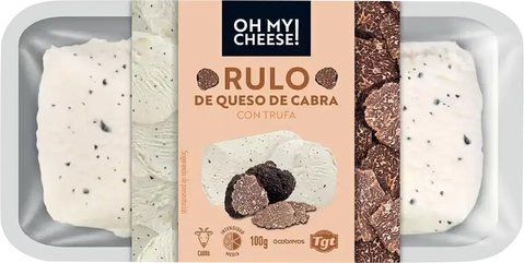 Сыр Oh My Cheese! из козьего молока с трюфелем 45% 100 г 771 фото