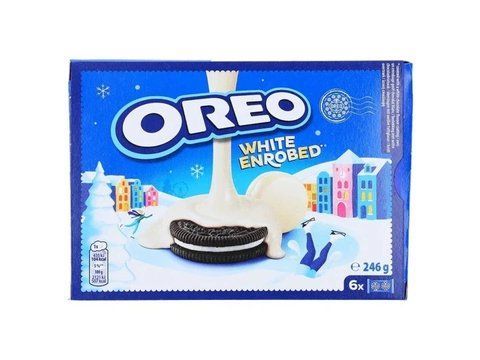 Печиво Oreo 6 White Enrobed 246 г 372 фото